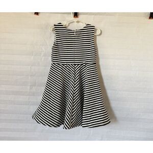Youngland Girls Black & White Striped Sleeveless Dress Size 5